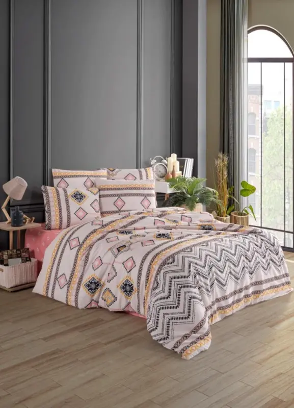Bedding World Ranforce Double Bed Linen Set Didar - 1