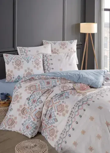 Bedding World Ranforce Double Bed Linen Set Meyar - MODAZONE (1)