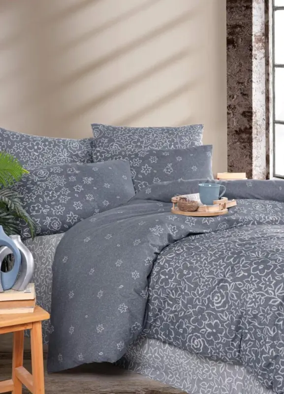 Bedding World Ranforce Double Bedding Set Delicate Grey - 2