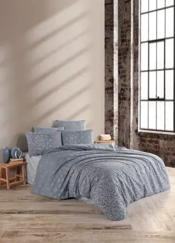 Bedding World Ranforce Double Bedding Set Delicate Grey - 1