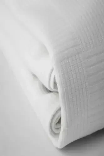 Bedding World Single Size Cotton White Single Pique 160x240 - 3