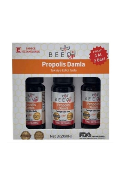 Bee O Up %30 Propolis Damla 20ml 3 Al 2 Öde - 2