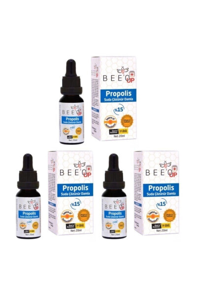 Bee O Up Propolis Suvda Eriydigan Tomchilar 3 ta sotib oling 2 ta bepul - BEE`O UP