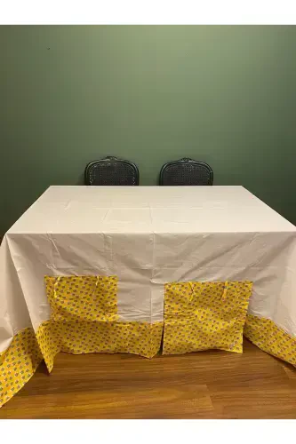 BEE TABLECLOTH, KIDS PLAY TENT, FUN, BIRTHDAY-BEE - 1