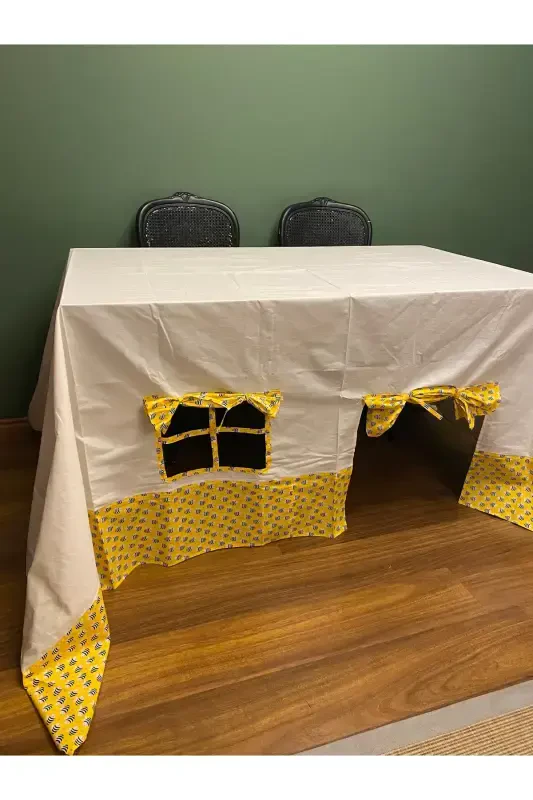 BEE TABLECLOTH, KIDS PLAY TENT, FUN, BIRTHDAY-BEE - 3