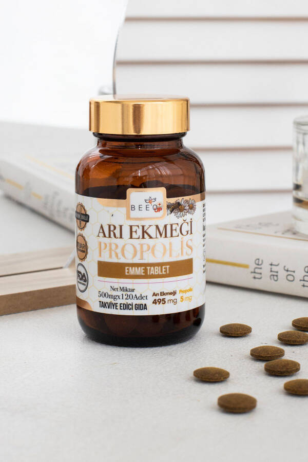 Bee'o Up Arı Ekmeği Propolis Emme Tableti 500mgx120 Adet - 10