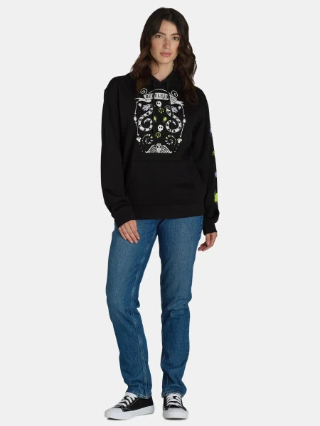 Beetlejuice Ayollar uchun Grafikli Bosma Ko'ylagi, O'lchamlari XXS-XXL - 3