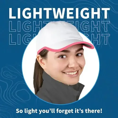 Беговые кепки TrailHeads UV Protection для женщин, защита от УФ 50+, летние кепки для женщин, бейсболка – теннис, гольф, спортзал, тренировки - 5