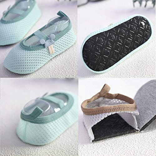 BEHELE Baby Non-slip Socks Floor Socks Children's Toddler Socks Cartoon Skidless Socks Baby Floor Shoes and Socks - 35