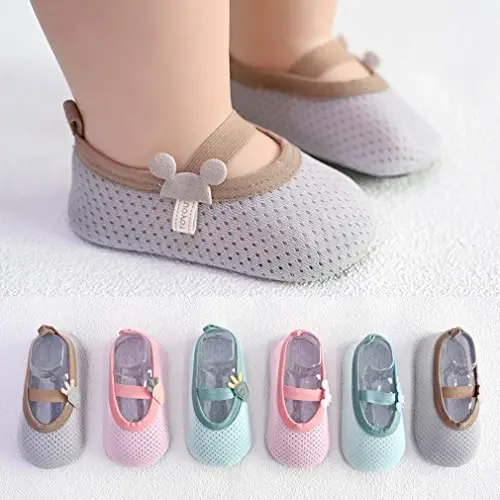 BEHELE Baby Non-slip Floor Socks - Children's Toddler Cartoon Skidless Socks and Shoes - 2