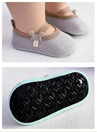 BEHELE Baby Non-slip Floor Socks - Children's Toddler Cartoon Skidless Socks and Shoes - 6
