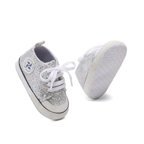 BEIDI Baby Girl Boy Shoes 0-18 Months,Infant Unique Essentials Gifts,Unisex Newborn Doll Slip-on Soft Sole High-top Frist Walking Sneakers 