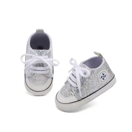 BEIDI Baby Girl Boy Shoes 0-18 Months,Infant Unique Essentials Gifts,Unisex Newborn Doll Slip-on Soft Sole High-top Frist Walking Sneakers - 2
