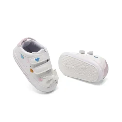 BEIDI Baby Girl Boy Shoes 0-18 Months,Infant Unique Essentials Gifts,Unisex Newborn Doll Slip-on Soft Sole High-top Frist Walking Sneakers - BEIDI