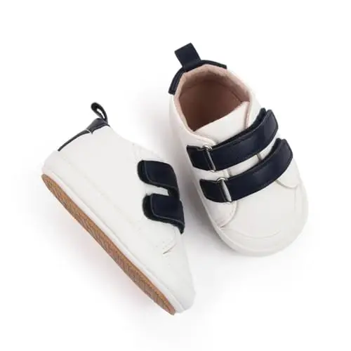 BEIDI Baby Girl Boy Shoes 0-18 Months,Infant Unique Essentials Gifts,Unisex Newborn Doll Slip-on Soft Sole High-top Frist Walking Sneakers - 5