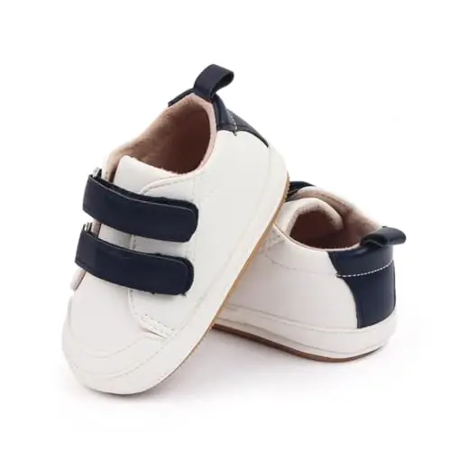 BEIDI Baby Girl Boy Shoes 0-18 Months,Infant Unique Essentials Gifts,Unisex Newborn Doll Slip-on Soft Sole High-top Frist Walking Sneakers - 2