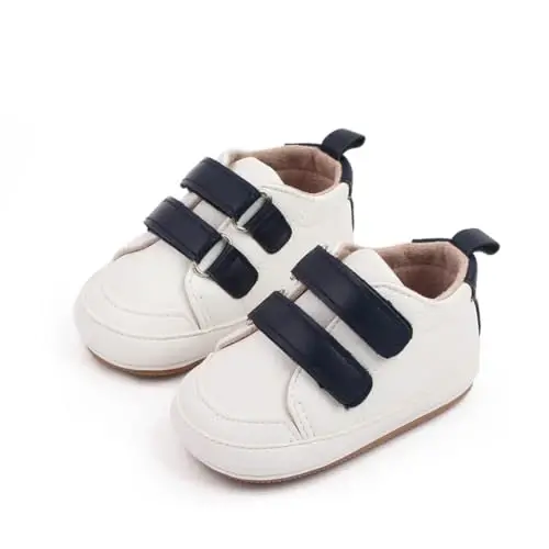BEIDI Baby Girl Boy Shoes 0-18 Months,Infant Unique Essentials Gifts,Unisex Newborn Doll Slip-on Soft Sole High-top Frist Walking Sneakers - 4