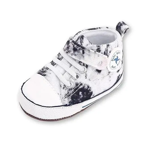 BEIDI Baby Girl Boy Shoes 0-18 Months,Infant Unique Essentials Gifts,Unisex Newborn Doll Slip-on Soft Sole High-top Frist Walking Sneakers - 1
