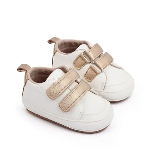 BEIDI Baby Girl Boy Shoes 0-18 Months,Infant Unique Essentials Gifts,Unisex Newborn Doll Slip-on Soft Sole High-top Frist Walking Sneakers - 3