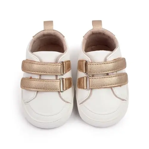 BEIDI Baby Girl Boy Shoes 0-18 Months,Infant Unique Essentials Gifts,Unisex Newborn Doll Slip-on Soft Sole High-top Frist Walking Sneakers - 4