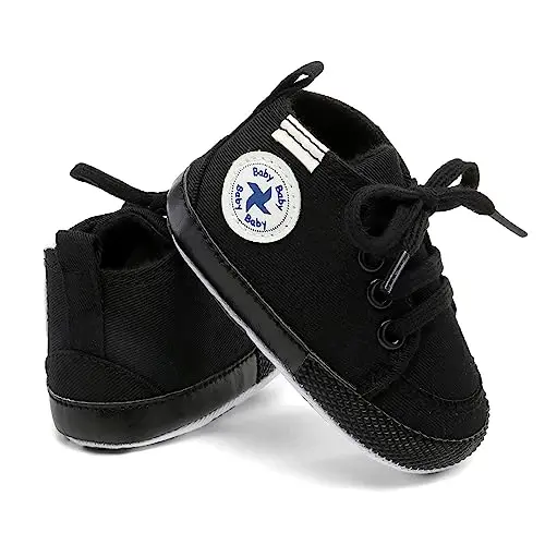 BEIDI Baby Girl Boy Shoes 0-18 Months,Infant Unique Essentials Gifts,Unisex Newborn Doll Slip-on Soft Sole High-top Frist Walking Sneakers - BEIDI (1)