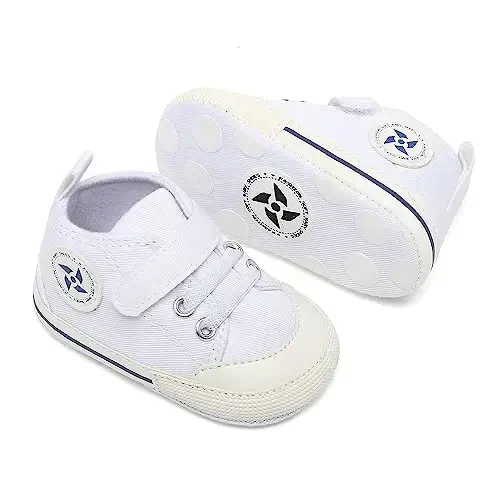 BEIDI Baby Girl Boy Shoes 0-18 Months,Infant Unique Essentials Gifts,Unisex Newborn Doll Slip-on Soft Sole High-top Frist Walking Sneakers - BEIDI
