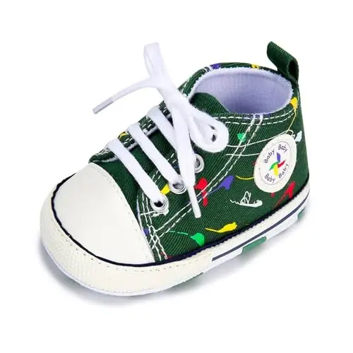 BEIDI Baby Girl Boy Shoes 0-18 Months,Infant Unique Essentials Gifts,Unisex Newborn Doll Slip-on Soft Sole High-top Frist Walking Sneakers 