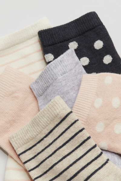 Beige 10-pack socks - 3