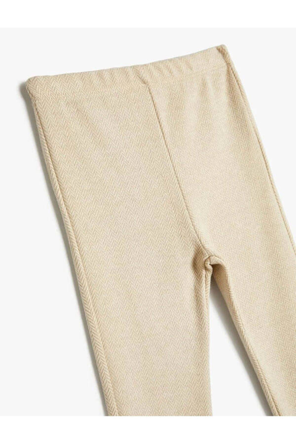 Beige baby girl tights - 8