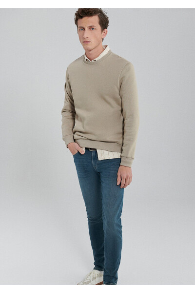 Beige Basic Sweatshirt 0610060-82393 - MAVI