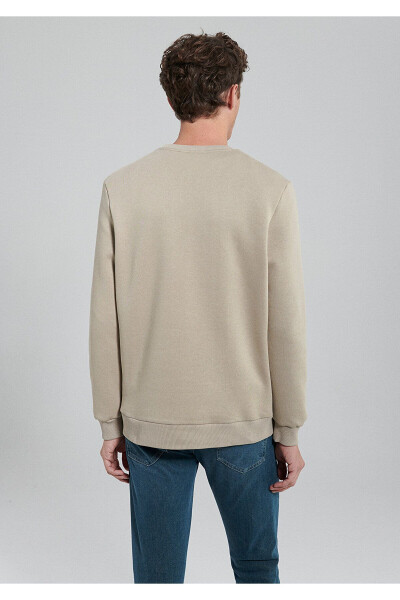 Beige Basic Sweatshirt 0610060-82393 - 4