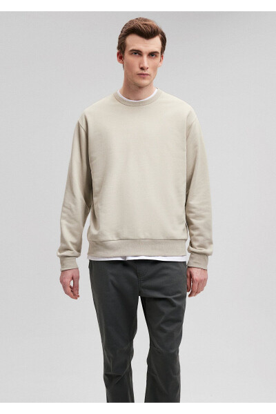 Beige Basic Sweatshirt 0s10108-70187 - MAVI (1)