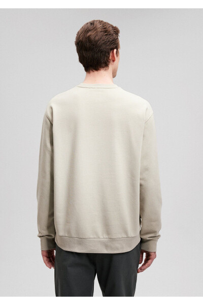 Beige Basic Sweatshirt 0s10108-70187 - 4