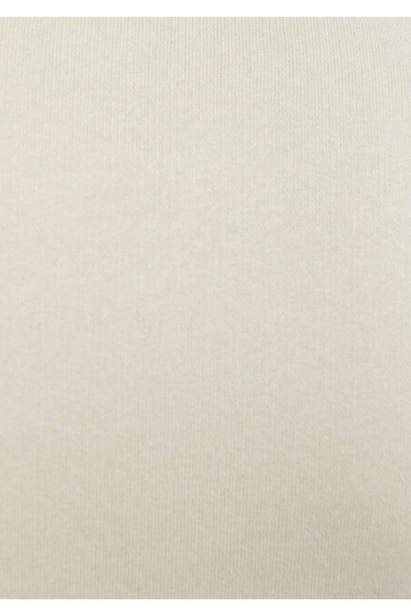 Beige Basic Sweatshirt - 6