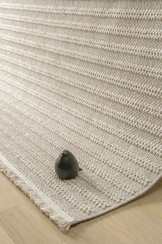 Beige Brown Woven Carpet Rug Living Room Kitchen Hallway Runner Woven Machine Carpet 0019-Beige 20 - 4