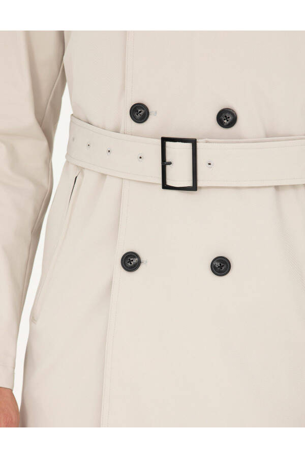 Beige coat, code 50284754-VR011. - 7