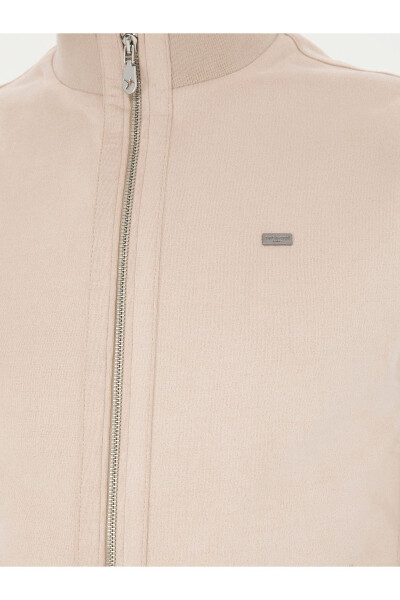 Beige leather vest (50285789-VR011) - 7