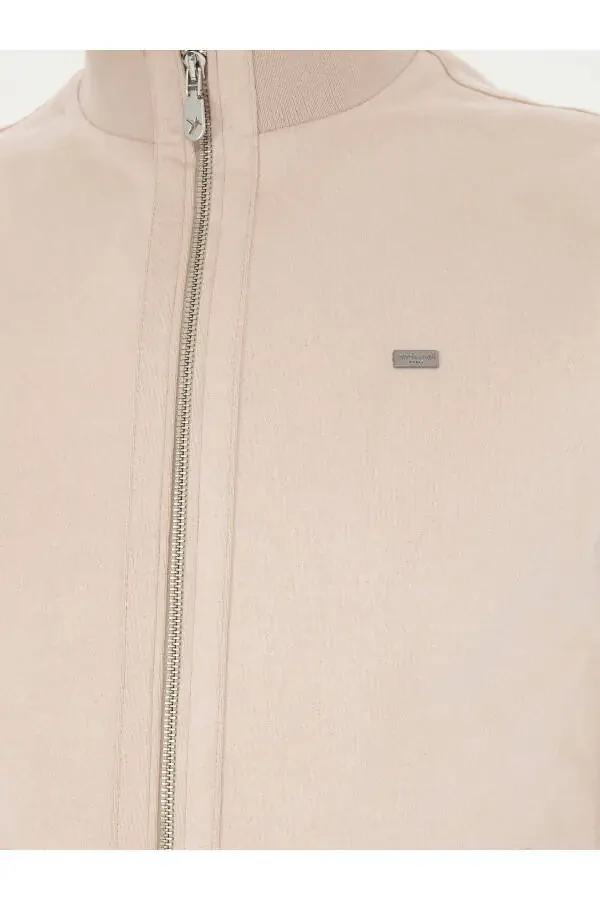 Beige leather vest (50285789-VR011) - 7