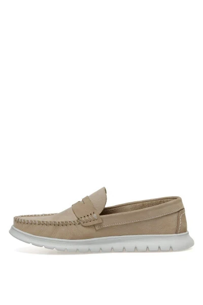Beige Men's Comfort Shoes - 3