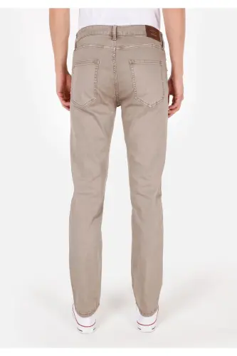 Beige Men's Trousers - 2