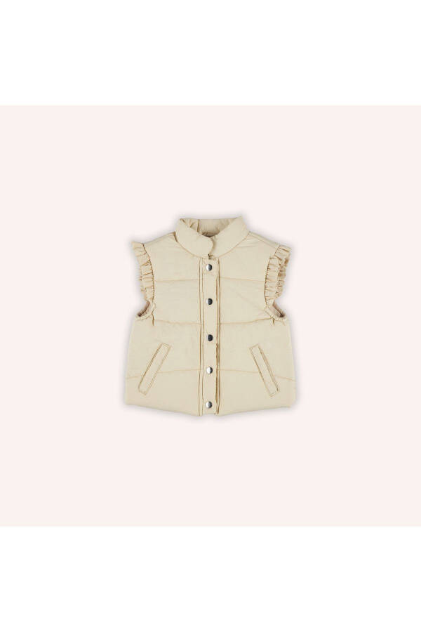 Beige Micro Vest - 4