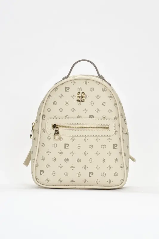 Beige Monogram Women's Backpack 05PO22Y1541-Beige Monogram - 2