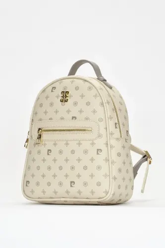 Beige Monogram Women's Backpack 05PO22Y1541-Beige Monogram - 3