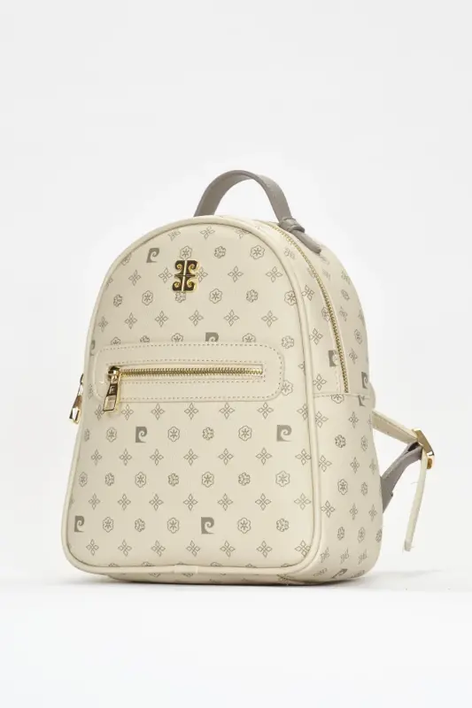 Beige Monogram Women's Backpack 05PO22Y1541-Beige Monogram - 3