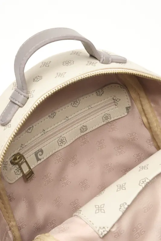 Beige Monogram Women's Backpack 05PO22Y1541-Beige Monogram - 5