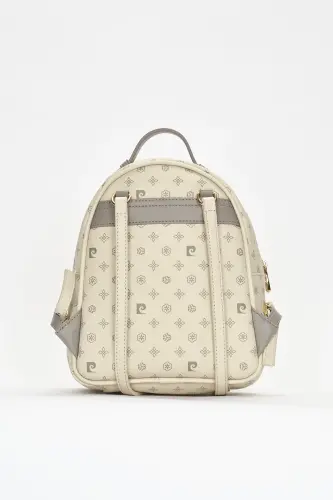 Beige Monogram Women's Backpack 05PO22Y1541-Beige Monogram - 6