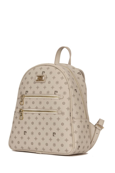 Beige Monogram Women's Backpack 05PO22Y1577 - 3