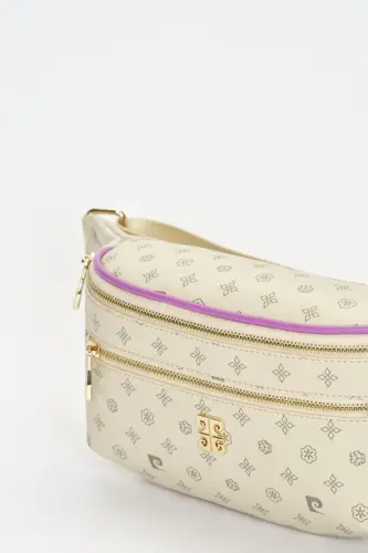 Beige Monogram Women's Belt Bag 05PO22Y1542-Beige Monogram - 4