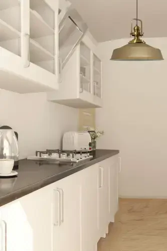 Beige Noble Single Chandelier Antique Hood Retro Pendant Lamp Restaurant Cafe Hall Chandeliers-Beige - 3