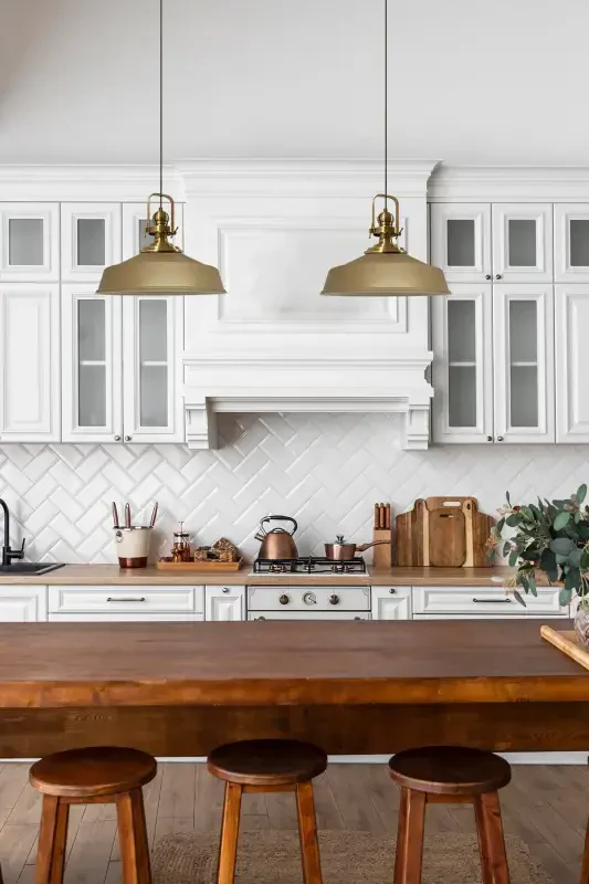 Beige Noble Single Chandelier Antique Hood Retro Pendant Lamp Restaurant Cafe Hall Chandeliers-Beige - 5